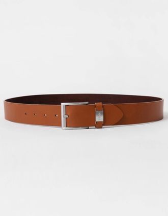 HUGO BOSS Mens BOSS Orange Connio Mens Leather Belt NOS - Medium Brown 210 - Size: W38