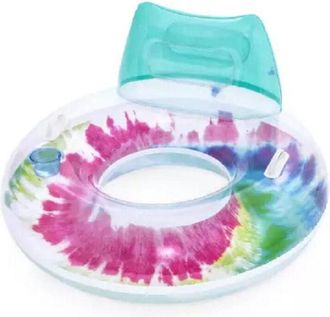 Trade Shop Trade Shop - Poltrona Fashion 118cm Colori Pastello Con Maniglie Portabicchiere Piscina 43637