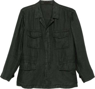 Boglioli Green Point Collar Utility Jacket
