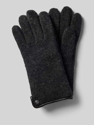Roeckl Handschuhe mit Label-Detail in Anthrazit, Gr&ouml;&szlig;e 9,5