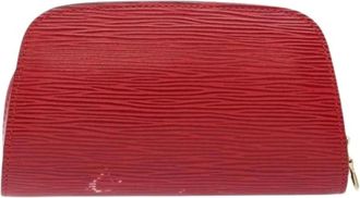 Louis Vuitton Pre-owned Clutches, female, Red, Size: ONE SIZE Pre-owned Leather pouches