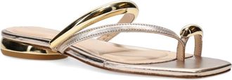 Pelle Moda Ondra Slide Sandal in Platinum Gold at Nordstrom, Size 5.5