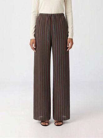 Dries Van Noten Pantaloni palazzo Dries Van Noten in misto seta a righe