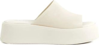 Vagabond Courtney sandalen met plateauzool en open neus - Beige