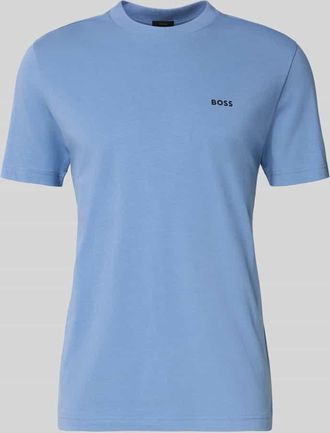 HUGO BOSS Regular Fit T-Shirt aus Baumwoll-Mix Modell TEE in Blau, Gr&ouml;&szlig;e XXXL