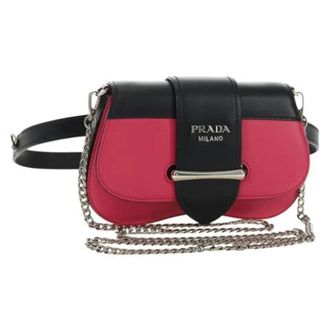 Prada Pre-owned Vintage Schoudertas - Dames - Vintage Schoudertas - Roze - ONE Size - Leer - Vintage