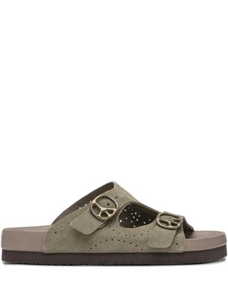 Needles Peace perforated sandals - Toni neutri