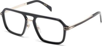 Eyewear by David Beckham DB 7142 2M2 Optical Frame - Heren - Brillen - Zwart - 54 MM - Accessoires