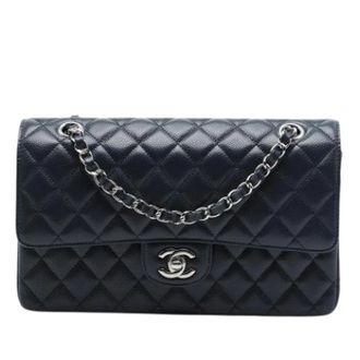 Chanel Pre-owned Classic Flap Bag - Dames - Pre-owned - Zwart - Maat: ONE Size Leer