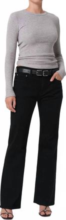 Citizens Of Humanity Genova Low Rise Boot Jeans In Starless
