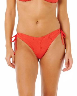 Rip Curl Oasis Skimpy Bikini Bottom In Red