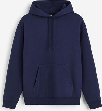 H&M Hoodie in Loose Fit - Blue