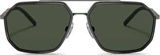 Dolce & Gabbana Eyewear Occhiali da sole geometrici - Marrone