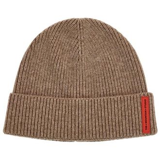 The Mountain Studio Cashmere Mix Rib Beanie M&uuml;tze - Unisex | braun
