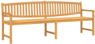 vidaXL Garden Bench 228x59.5x90 cm Solid Teak Wood vidaXL