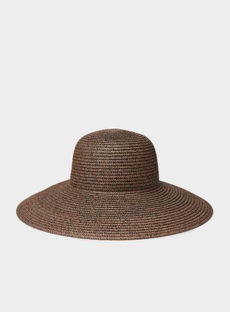 Simons Womens Two-tone straw hat
