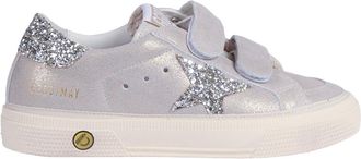 Golden Goose Scarpe da ginnastica Golden Goose Old School Tomaia in pelle scamosciata e cinturino in pelle lucida, stella e tallone Blu/Bianco