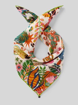 Codello Seidentuch mit floralem Motiv-Print Modell Nicki in Gruen, Gr&ouml;&szlig;e 1