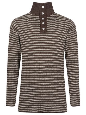 Namacheko Luther Striped Highneck Pullover