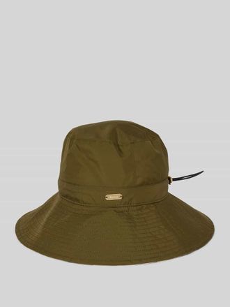 Barbour Bucket Hat mit Tunnelzug Modell Darla in Oliv, Gr&ouml;&szlig;e L/XL