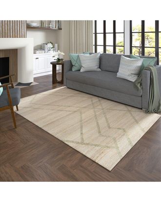 LR Home Lr Home Diamond Transitional Abstract Handmade Area Rug