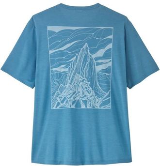 Patagonia Cap Cool Daily Shirt Cloud Crag Funktionsshirt f&uuml;r Herren | blau