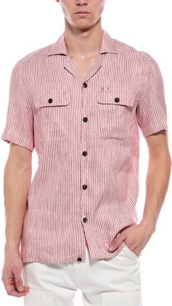 Isaia Linen & Silk-Blend Shirt