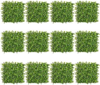 LOLAhome Pack de 12 paneles hojas para jard&iacute;n vertical de 2x1,5 metros