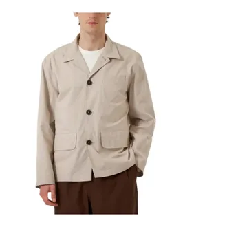 Universal Works Heren, Jassen, Beige, Maat: L Katoen