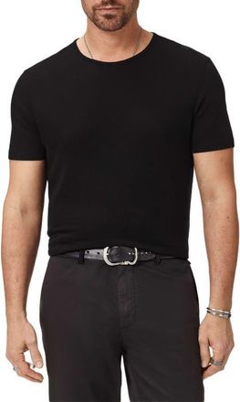 John Varvatos Stanley Broken Stitch T-Shirt in Black at Nordstrom, Size Xx-Large