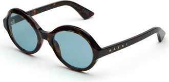 Marni Nozea Zonnebril - unisex - Zonnebrillen - Bruin - 55 MM - Accessoires