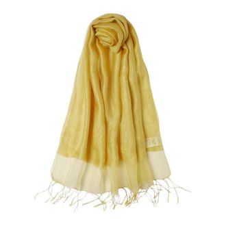 Marella Stola van zijdemix - Dames - Accessoires - Geel - Maat: ONE Size Zijde