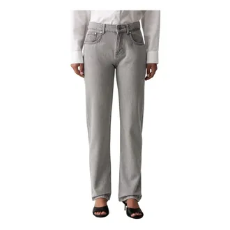 Trussardi Jeans, Dames, Grijs, W29, Katoen, Straight Jeans