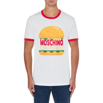 Moschino Heren, Tops, Wit, Maat: L