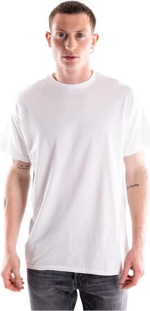 Bastille T-shirt met ronde hals en korte mouwen - Heren - T-shirts - Wit - XL - Katoen - Tops