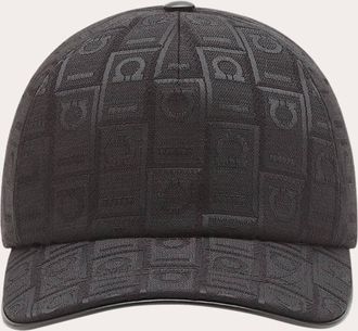 Ferragamo Uomo Cappellino Ferragamo Monogram Nero