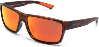 Maui Jim Zonnebril - Heren - Zonnebrillen - Bruin - 62 MM - Accessoires