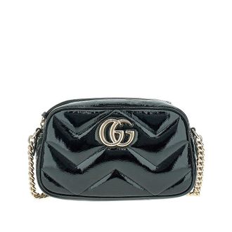 Gucci Leather small GG Marmont bag Woman One Size
