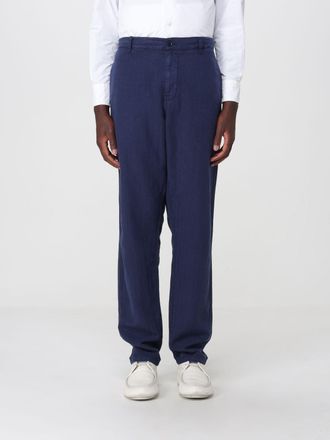 Aspesi Pantaloni chino in misto lino con vita media e vestibilit&agrave; regular