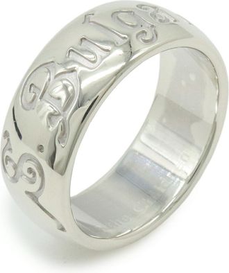 Bulgari Silver 925 Band Ring (Pre-Owned)