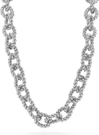 Sphera Milano Twisted Link Chain Necklace in Silver at Nordstrom Rack
