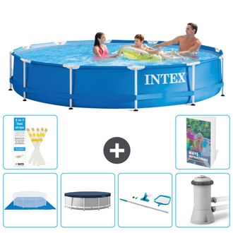 Intex Piscina Con Estructura Redonda - 366x76 Cm - 7-piezas S51