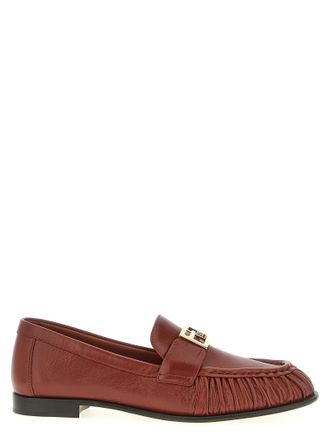 Fendi Womens Baguette Loafers