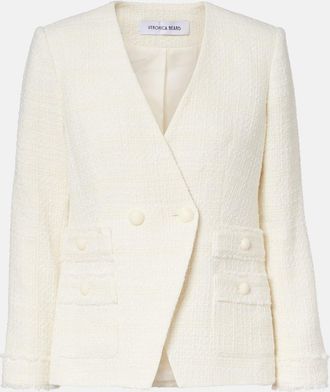 Veronica Beard Double-breasted tweed blazer