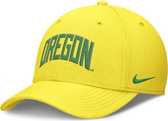 Nike Oregon Classic Swooshflex Nike Mens Dri-FIT College Hat in Yellow | NC0379SUON-KLK