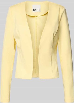 Ichi Slim Fit Blazer in offener Passform Modell KATE in Pastellgelb, Gr&ouml;&szlig;e XXL