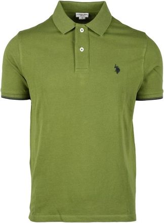 U.S.Polo Association Polo Shirt - Heren - Polos - Groen - 2XL - Tops