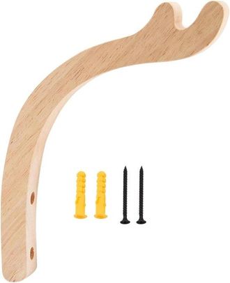 No Brand Adecuado Para 5 Piezas Ganchos De Pared Para Plantas Soporte Colgante De Madera Atrapasue&ntilde;os Soporte Para Macetas Colgante 18x20