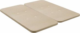 HOGAR 24 Hogar24 - Base Tapizada Con Tejido 3d Color Beige Y V&aacute;lvulas De Transpiraci&oacute;n. Patas No Inclu&iacute;das, 160x180 Cm