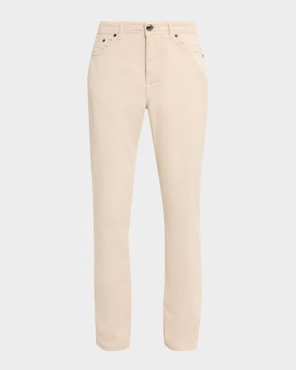 Sartorio Men & apos;s Cotton-Blend Slim-Leg Trousers